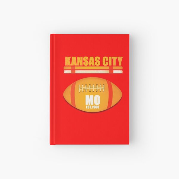 Kansas City Missouri Football Design Hardcover Journal