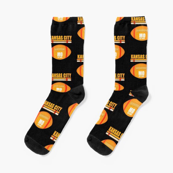 Kansas City Missouri Football Design Socks