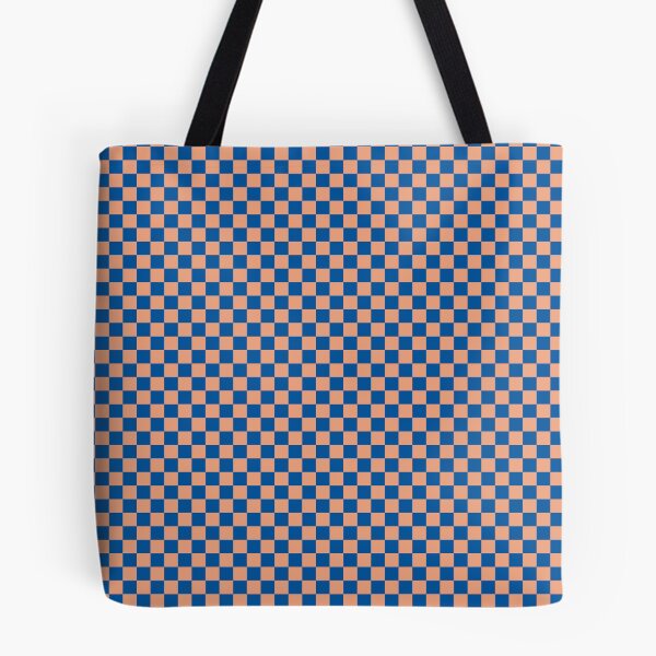 Item preview, Royal Peach | Plaid Pattern - Matt Blue and Rose designed and sold by Dator-Abstracts.