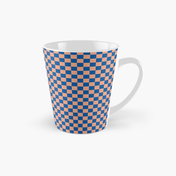 Item preview, Royal Peach | Plaid Pattern - Matt Blue and Rose designed and sold by Dator-Abstracts.