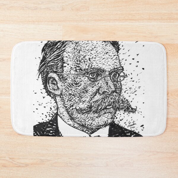 Item preview, FRIEDRICH NIETZSCHE ink portrait designed and sold by lautir.