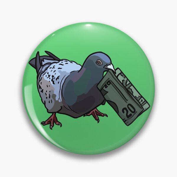 Item preview, Money Pigeon of Good Luck designed and sold by LaurenTheLyon.