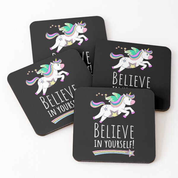Item preview, Unicorn In Flight With Inspirational Message designed and sold by brodyquixote.