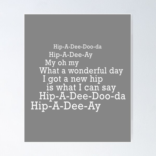 Item preview, Top Fun Hip Replacement Poem Design White designed and sold by LGamble12345.