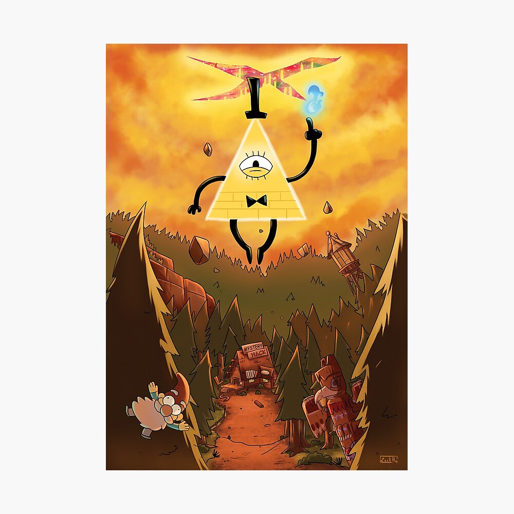 Bill cipher & Weirdmageddon par Zack Hitori Poster
