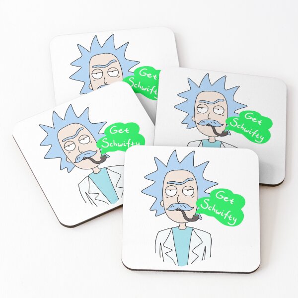 Rick smoking a pipe Coasters (Set of 4)