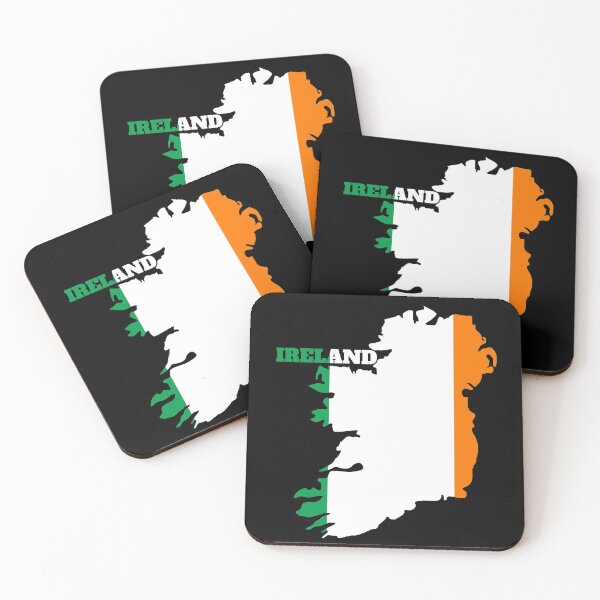 Item preview, Ireland Map Flag designed and sold by marosharaf.