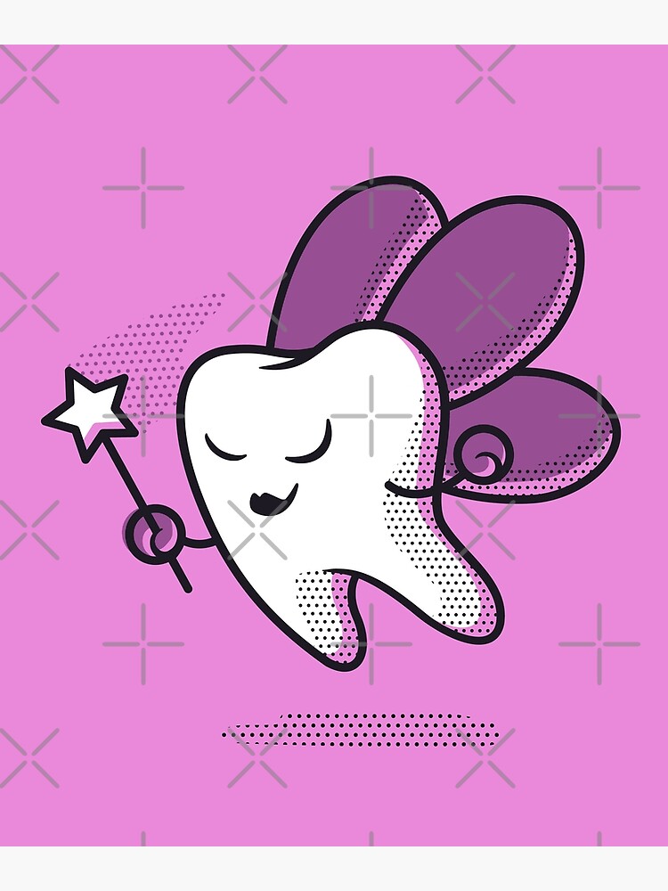 Tooth Fairy Cute Kids Design | Poster