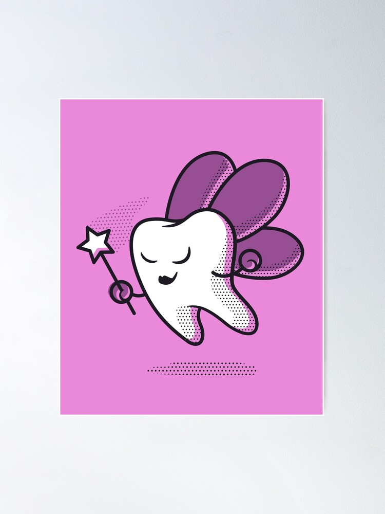 Tooth Fairy Cute Kids Design | Poster