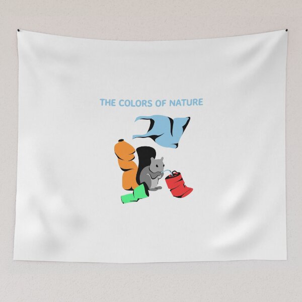 Item preview, The colors of nature - Plastic squirrel - caption light shirt designed and sold by Looking Daggers.