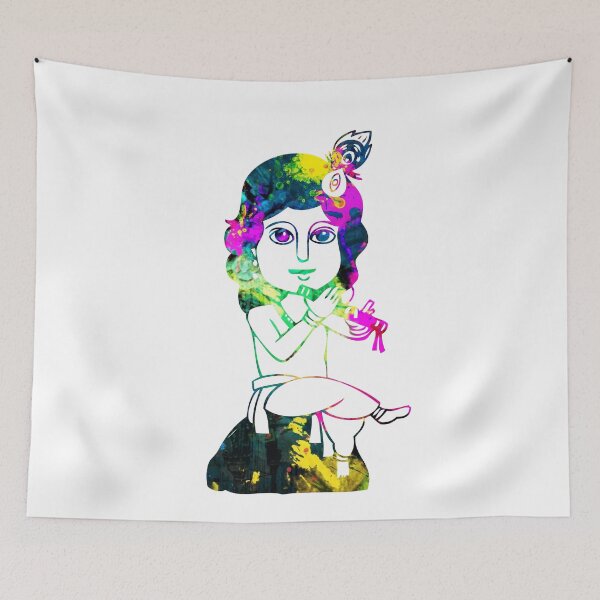 Item preview, Colors Of The Universe Krishna designed and sold by eufouria.