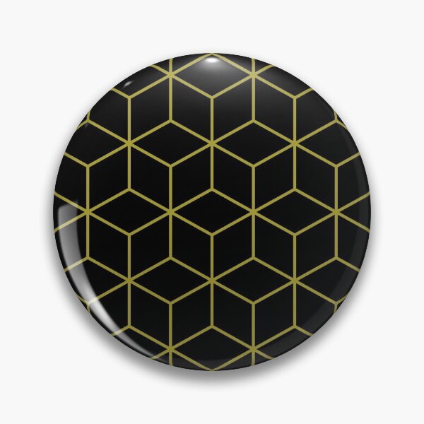 Item preview, Cubes Pattern Black and Gold designed and sold by NataliePaskell.
