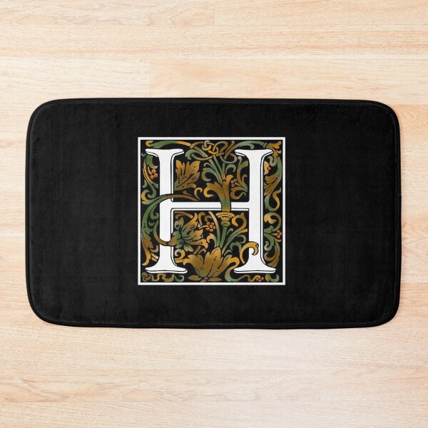 Item preview, Monogram H with fancy vines designed and sold by danastuff.