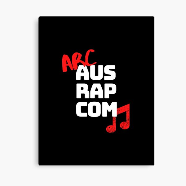 Aus Rap Com - Hip Hop Streetwear Australia Canvas Print