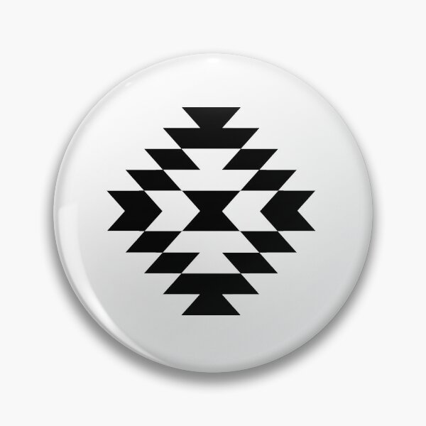 Item preview, Aztec Stylized Symbol Black and White designed and sold by NataliePaskell.