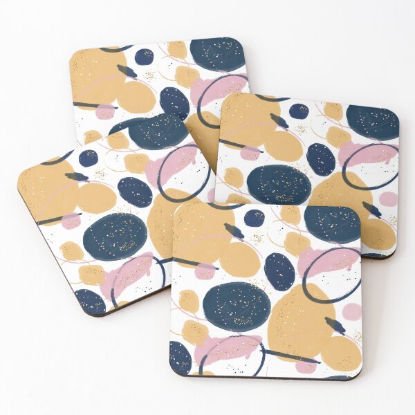 Item preview, Trendy Pink Blue Strokes Abstract Creative Art Paint designed and sold by NdesignTrend.