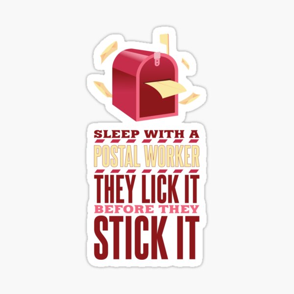 Item preview, Sleep With A Postal Worker - Funny Mailman Gift designed and sold by Sandra78.