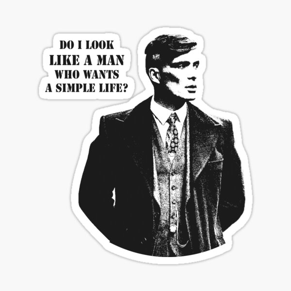Tommy Shelby Pegatina