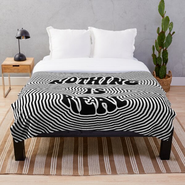 Nothing is Real Throw Blanket