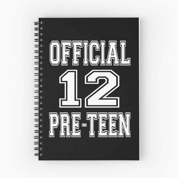 Item preview, Official 12 Preteen 12th Birthday Gift for Boys And Girls design designed and sold by Grabitees.