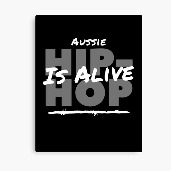 Aus Rap Com - Hip Hop Streetwear Australia Canvas Print