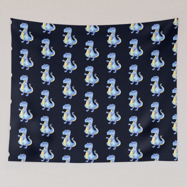 Item preview, Blue Watercolor Dinosaur designed and sold by madtoyman.