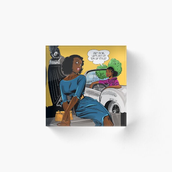 Hit 'Em Upstyle Acrylic Block