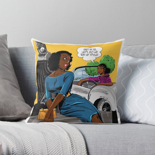 Hit 'Em Upstyle Throw Pillow