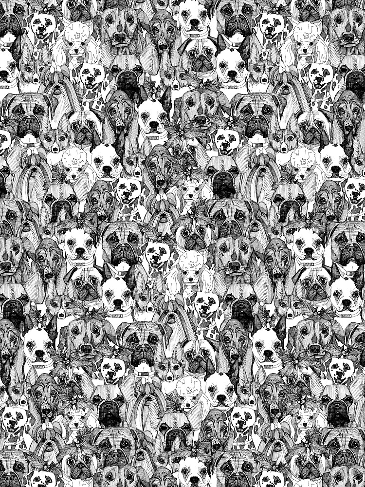 christmas dogs by scrummy