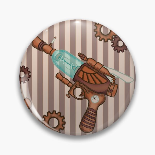 Item preview, Cogs and Rayguns with Stripes Repeated Pattern designed and sold by paracosmix.