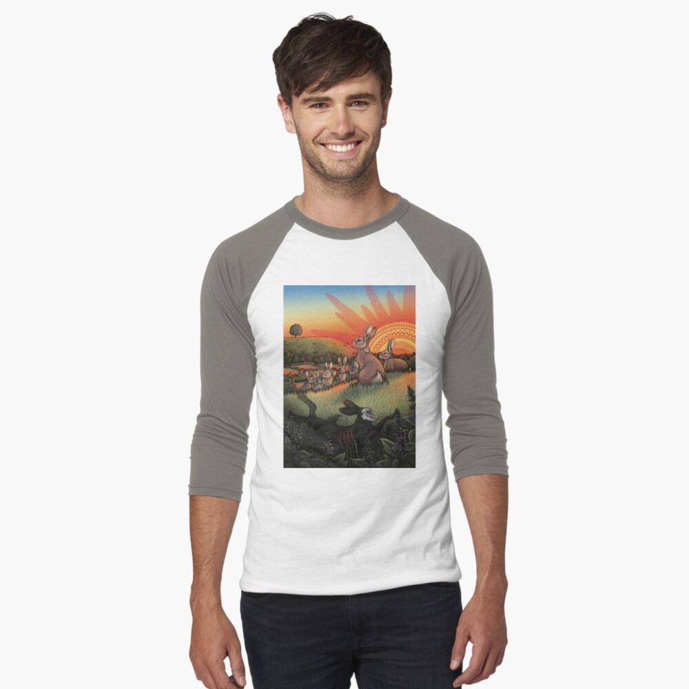 Item preview, Baseball ¾ Sleeve T-Shirt designed and sold by lyndseygreen.