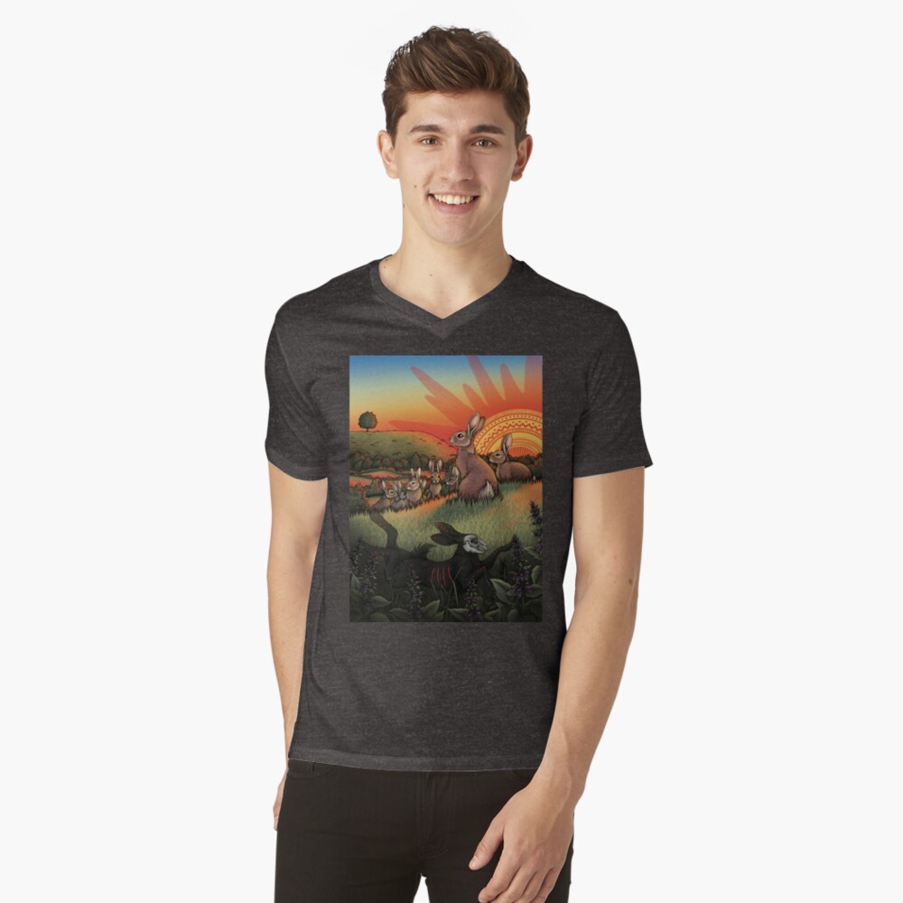 Item preview, V-Neck T-Shirt designed and sold by lyndseygreen.