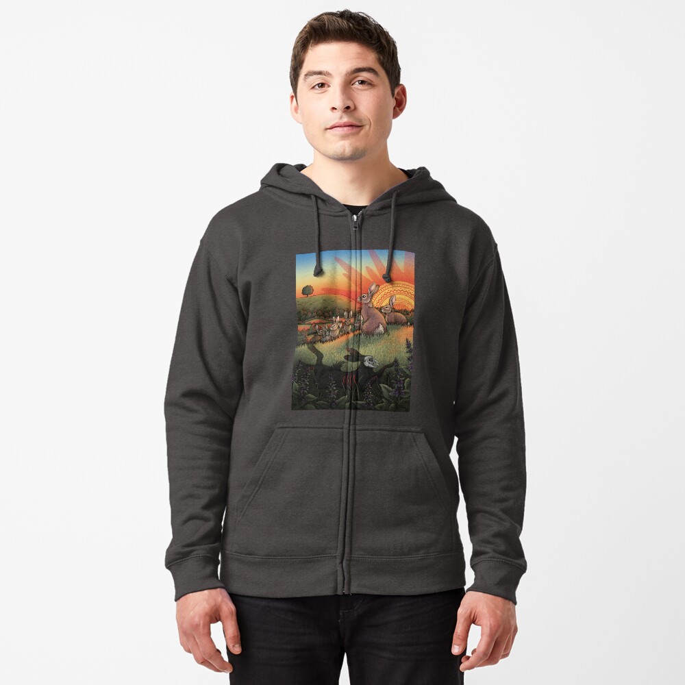 Item preview, Zipped Hoodie designed and sold by lyndseygreen.
