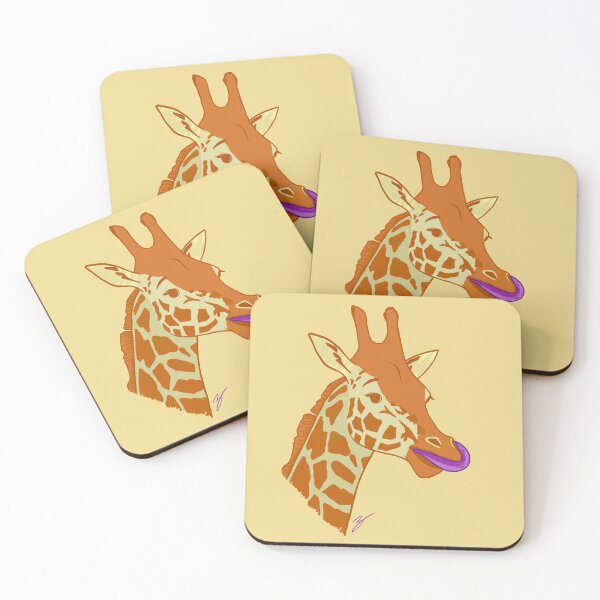 Simply Giraffe Coasters (Set of 4)