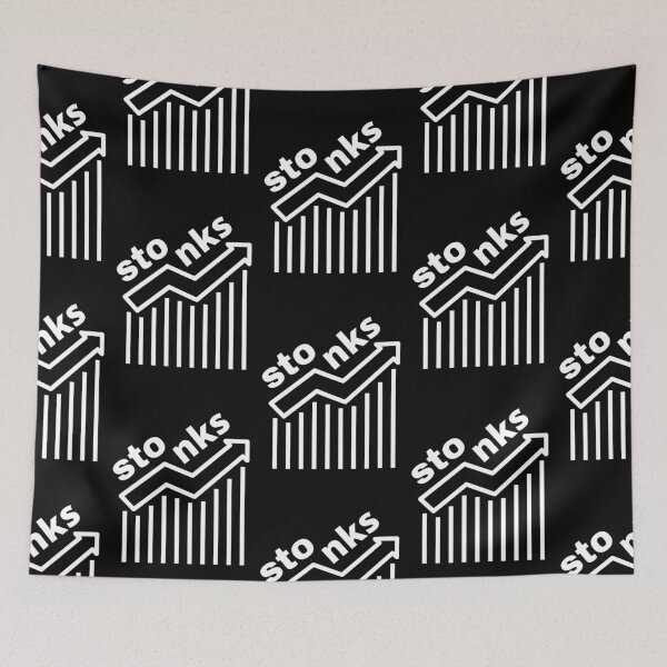 Item preview, stonks ! - meme designed and sold by RIVEofficial.