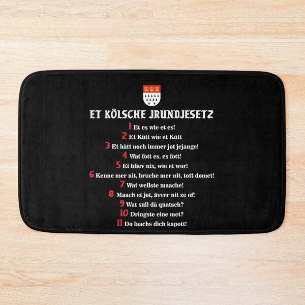 Artikelvorschau, Et Kölsche Jrundjesetz Lustige T-Shirt entworfen und verkauft von majuga.