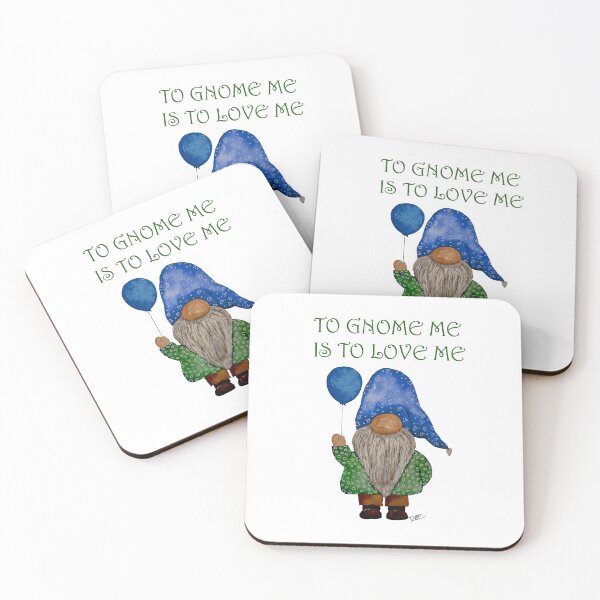 Artikelvorschau, Um mich zu GNOME - blau grün entworfen und verkauft von TOCPaintsForMe.