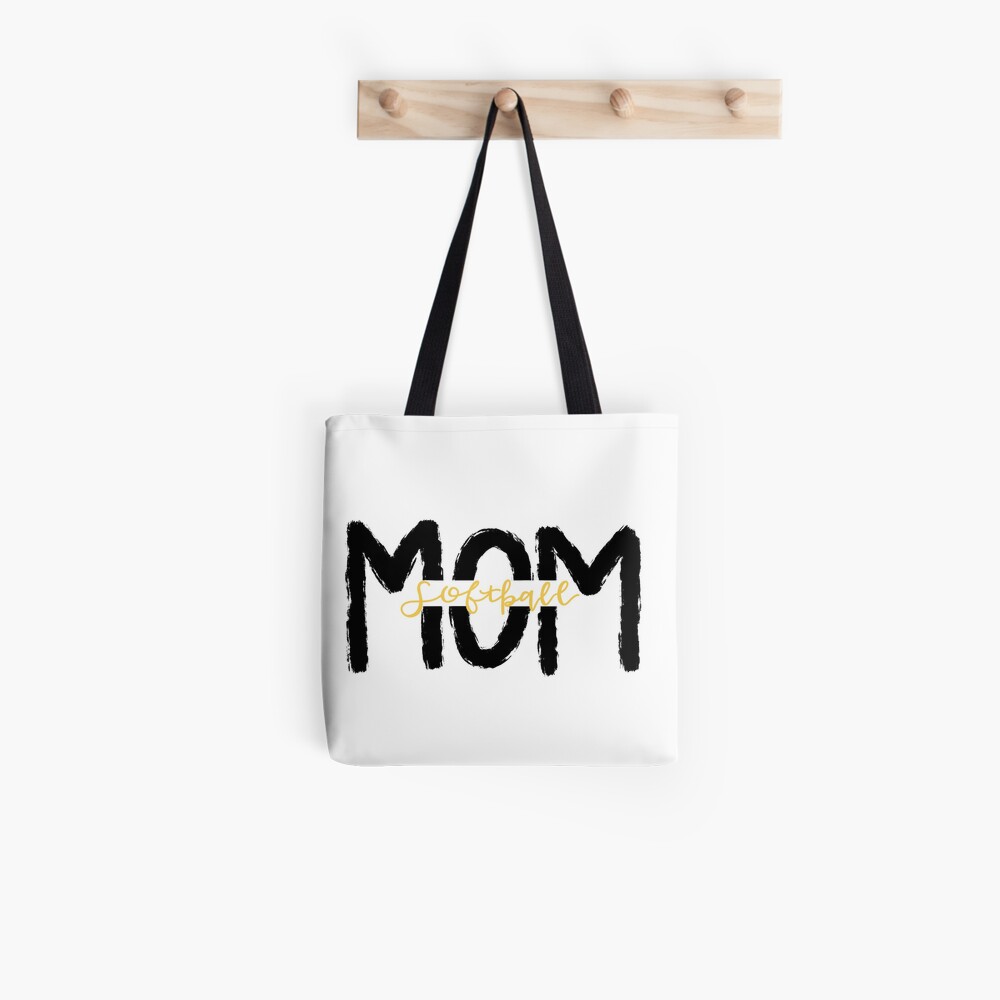 softball mom tote bags