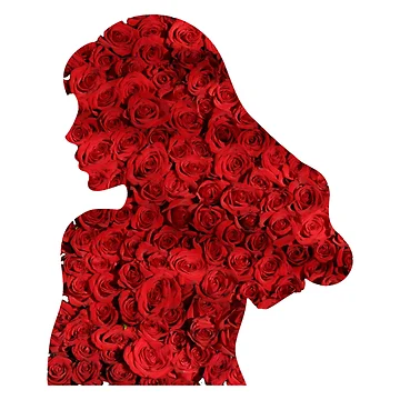 Artwork thumbnail, Red Roses Girl by EdwardCAs511