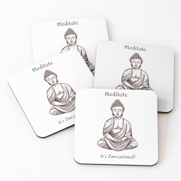 Item preview, Meditate (Black Text) designed and sold by generalkrull.