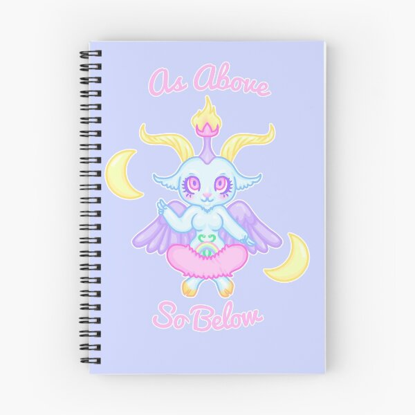 Item preview, As Above So Below Kawaii Baphomet designed and sold by creepygirlclub.