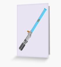 Hamster Saber Greeting Card