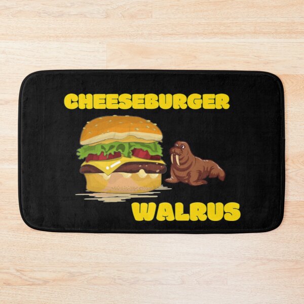 Item preview, Cheeseburger Walrus designed and sold by generalkrull.