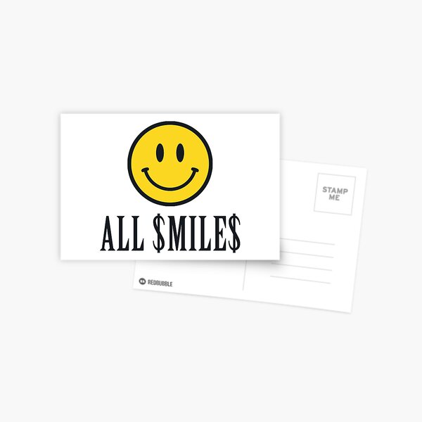 ASAP ROCKY ALL SMILES $MILES BANDANA Greeting Card for Sale by hypewearco