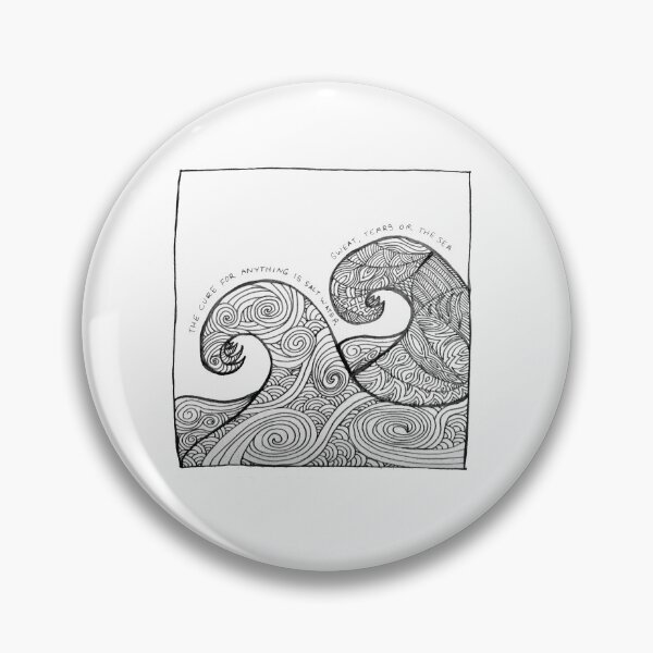 Item preview, Zentangle Salt Water designed and sold by Zen's Doodles.