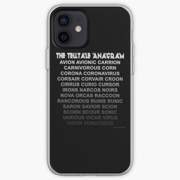 The Telltale Anagram iPhone Soft Case