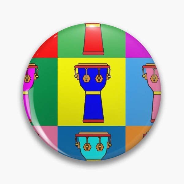 Item preview, Pop Art Djembé  designed and sold by tocarpercusion.
