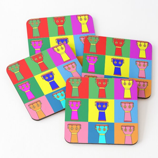 Item preview, Pop Art Djembé  designed and sold by tocarpercusion.
