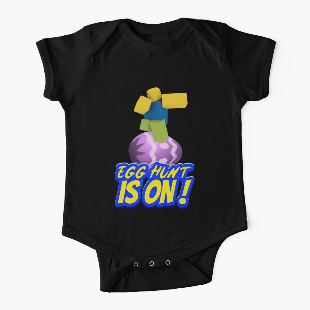 Roblox Easter Egg Hunt Is On Dabbing Dancing Dab Noob Gamer Boy Gamer Girl Gift Idea Baby One Piece By Smoothnoob Redbubble - boys and girls dance party party place roblox
