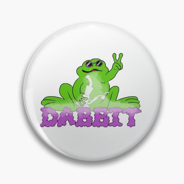 Item preview, Dabbit The Stoner Frog Peace Sign designed and sold by Spock Jenkins.
